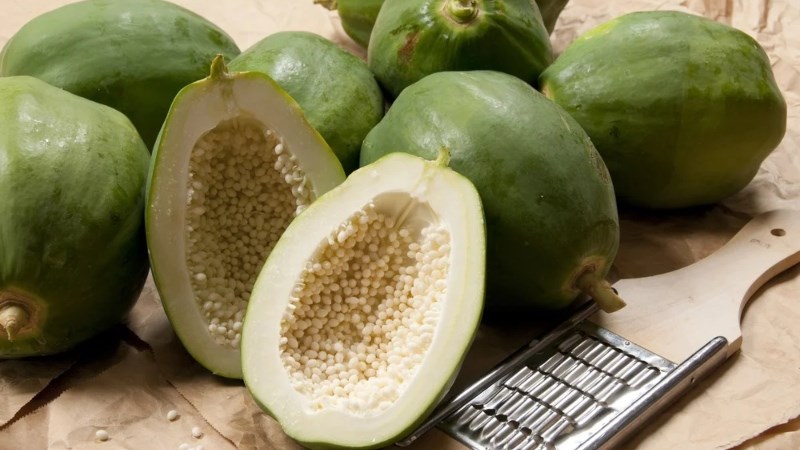 Cho th&ecirc;m đu đủ xanh