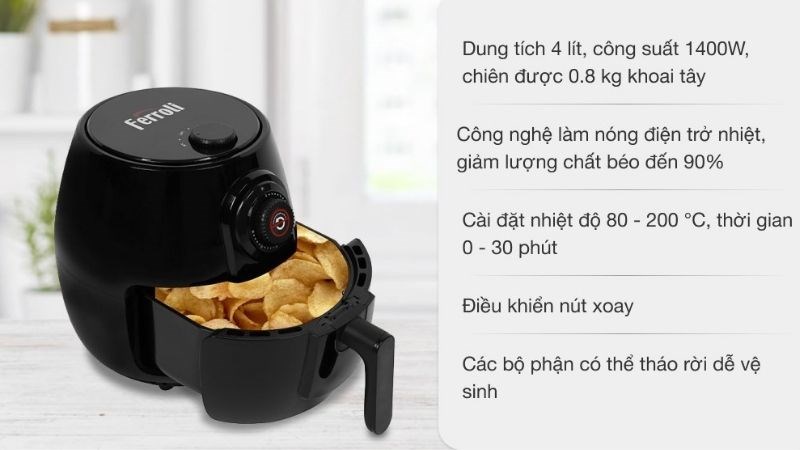 Nồi chiên không dầu Ferroli FAF-4.0M