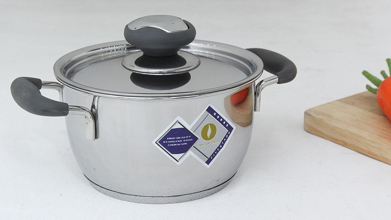 Nồi inox 3 đ&aacute;y nắp inox Fivestar N16-3DC/N20-3DC/N24-3DC/N26-3DC