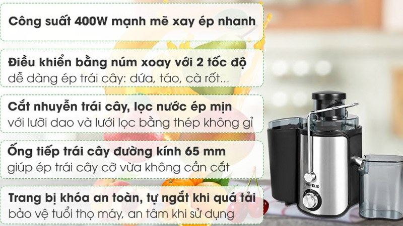 Máy ép trái cây Hafele GS-353 (535.43.086)