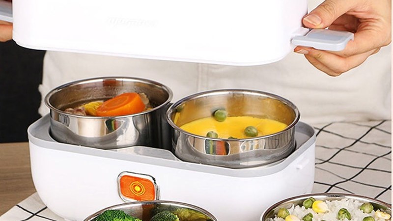 C&aacute;ch sử dụng hộp h&acirc;m cơm n&oacute;ng
