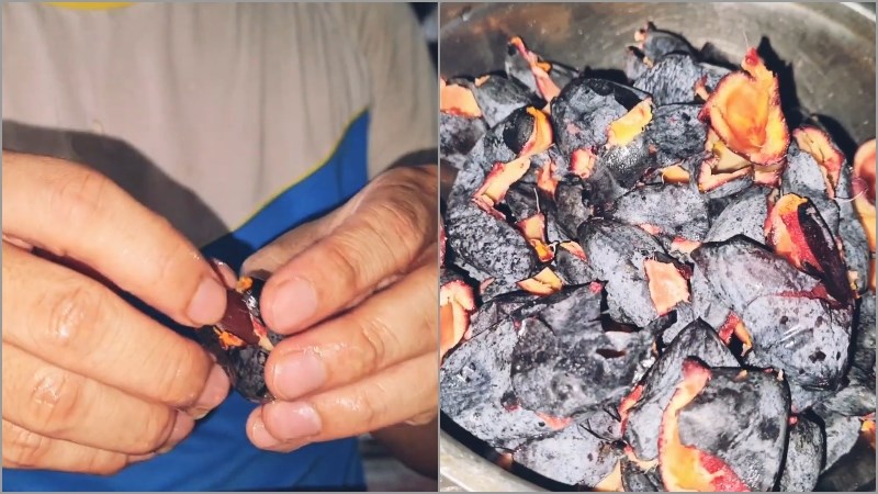 T&aacute;ch hạt tr&aacute;m bằng tay