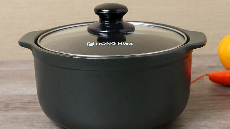 Nồi đất nắp k&iacute;nh 1.8 l&iacute;t DongHwa Tucbeghi G-703H