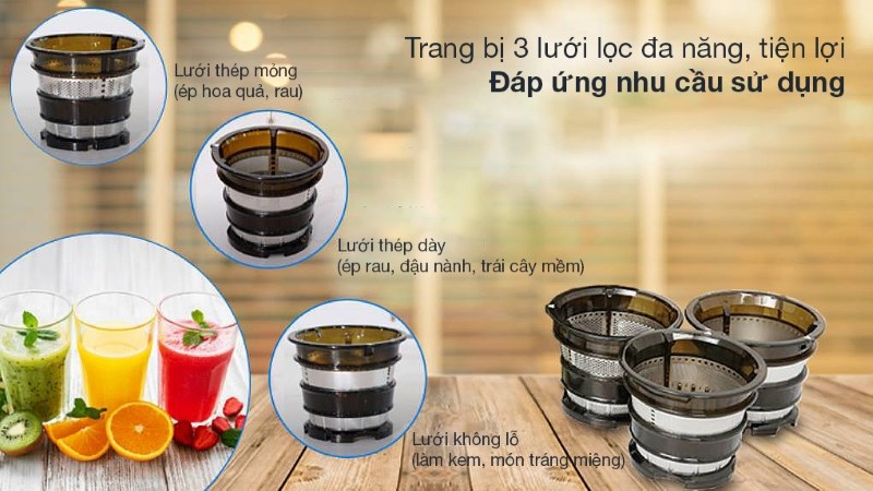 Review máy ép chậm Kalite 598