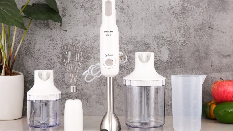 Chức năng m&aacute;y xay sinh tố cầm tay Philips HR2531