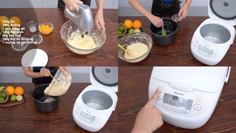 C&aacute;ch sử dụng của nồi cơm điện tử Panasonic 1.8 l&iacute;t SR-CL188WRA