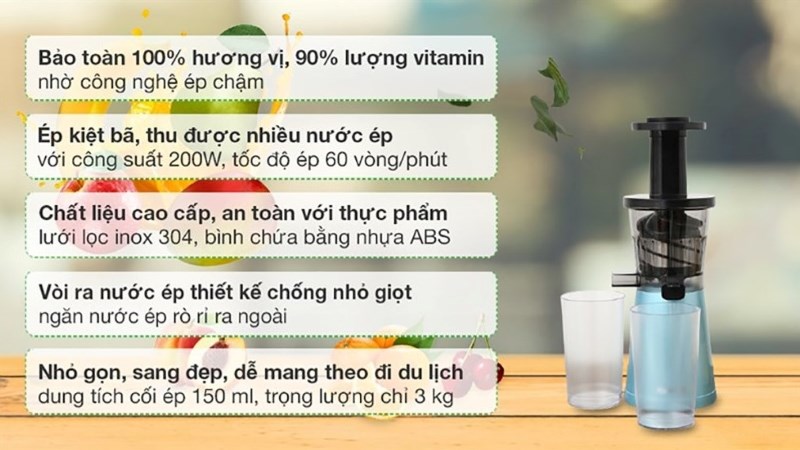 Review m&aacute;y &eacute;p chậm kalite kl-530