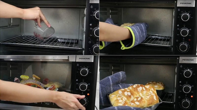 L&agrave;m b&aacute;nh m&igrave; hoa c&uacute;c bằng l&ograve; vi s&oacute;ng