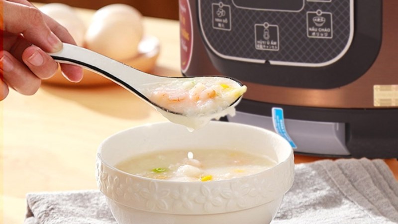 Ưu đi&ecirc;̉m Nấu ch&aacute;o thịt bằm bằng nồi áp su&acirc;́t