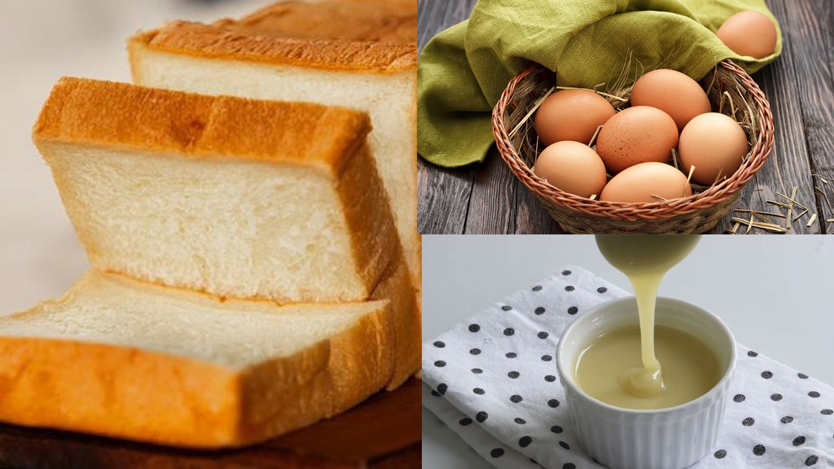 Nguyên liệu làm bánh mì trứng nướng