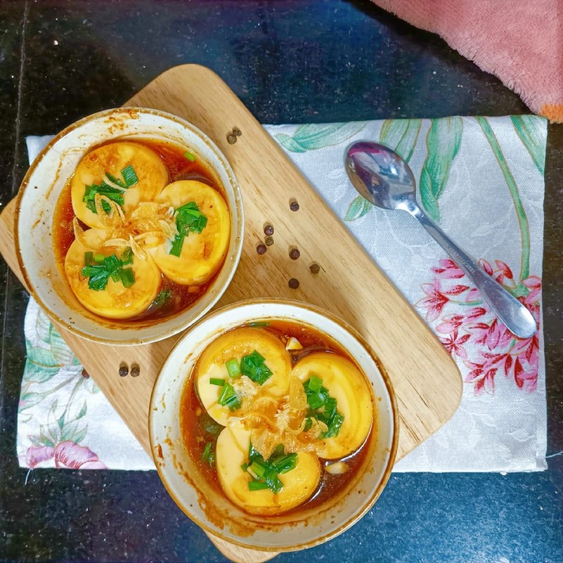 Bước 5 Thành phẩm Đậu hũ nướng giấy bạc