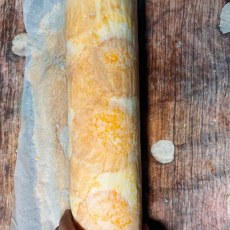 Bước 5 Cuộn bánh Bánh bông lan cuộn cam (Công thức được chia sẻ từ người dùng)