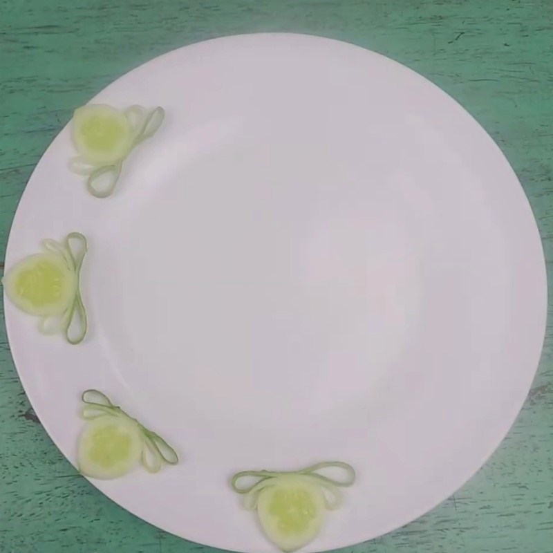 Bước 4 Hoàn thành Trang trí món ăn bằng trái tim cà rốt