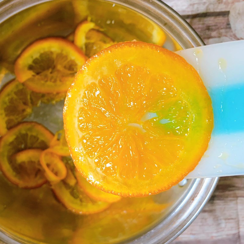 Bước 1 Làm mứt cam Bánh bông lan cuộn cam (Công thức được chia sẻ từ người dùng)