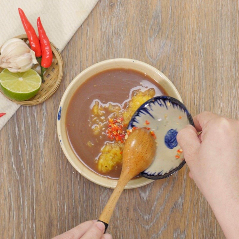 Bước 1 Pha mắm nêm Nước chấm mắm nêm
