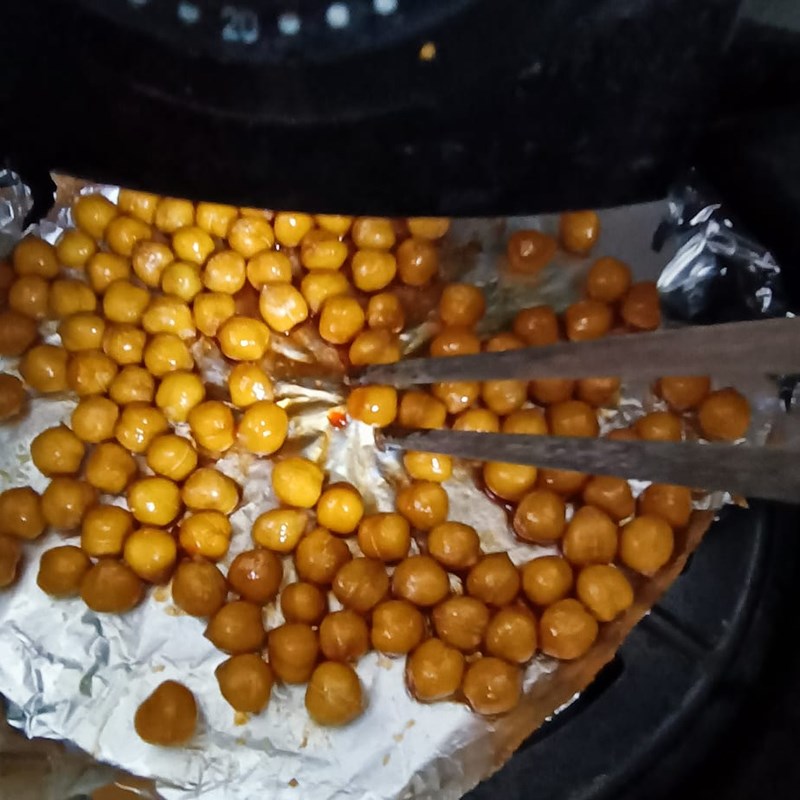 Bước 4 Sấy đậu lần 2 Snack đậu gà	