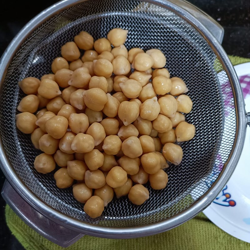Bước 1 Sơ chế, sấy đậu lần 1 Snack đậu gà	
