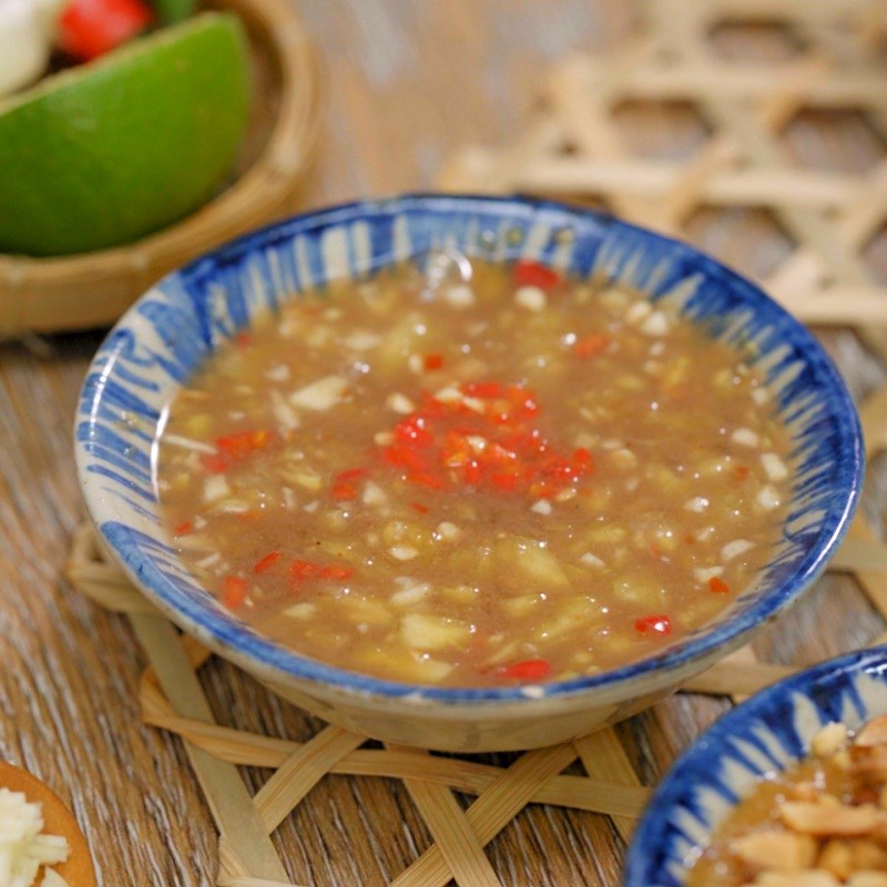 Bước 2 Thành phẩm Nước chấm mắm nêm