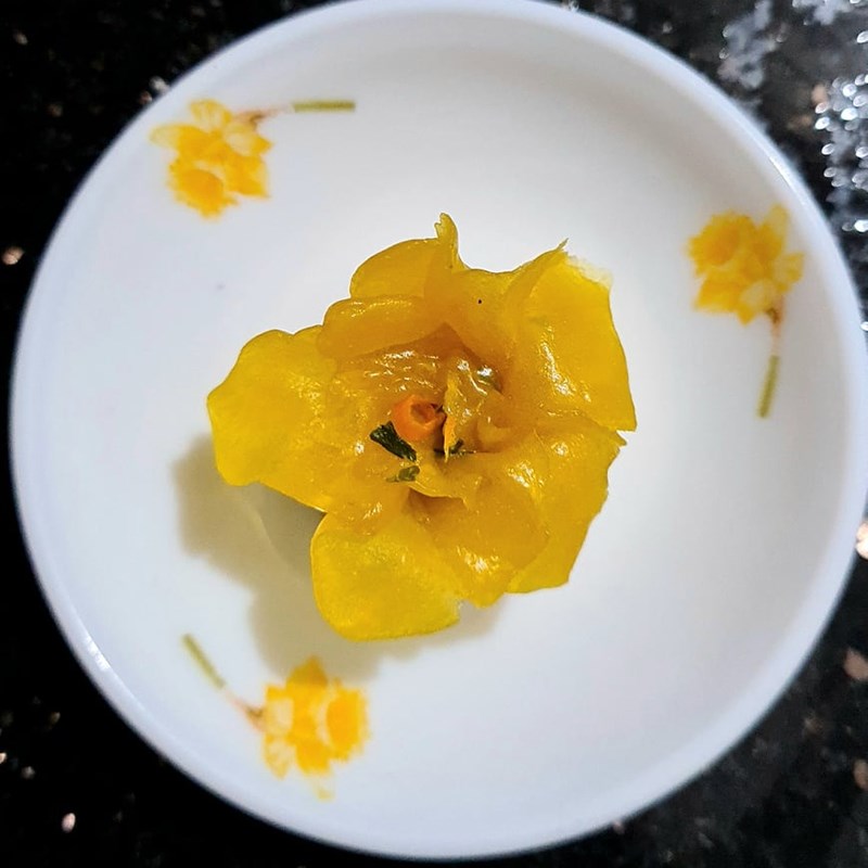 Bước 6 Thành phẩm Há cảo thủy tinh hình hoa pha lê