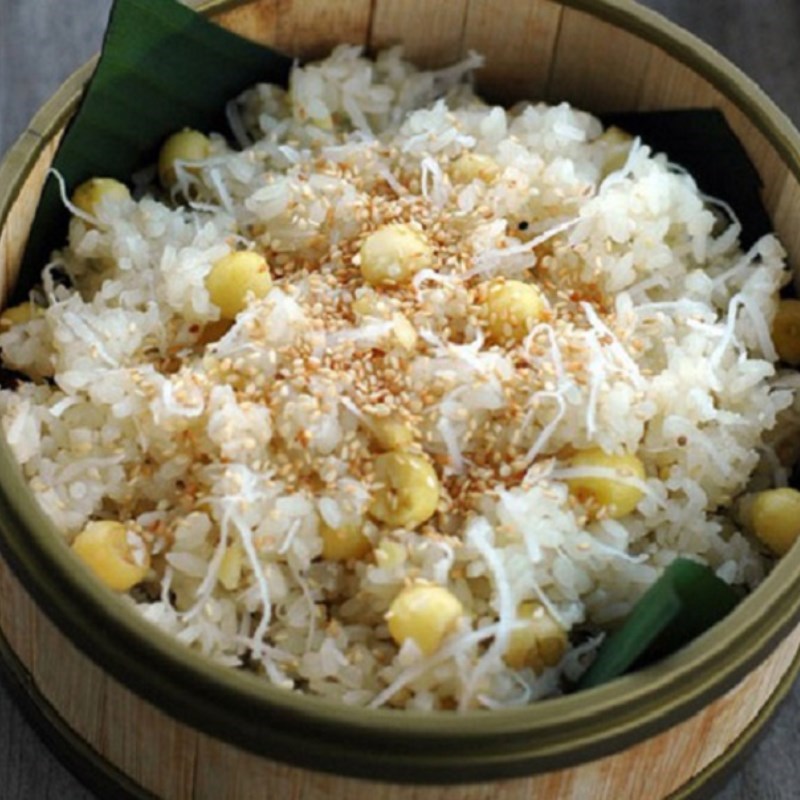 Bước 5 Thành phẩm Xôi hạt sen