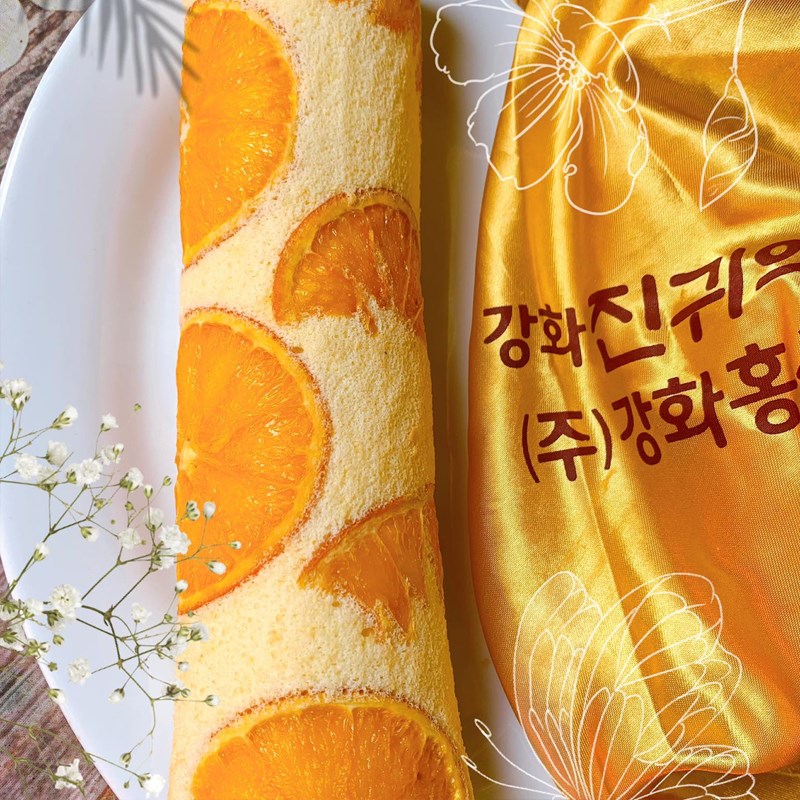Bước 6 Thành phẩm Bánh bông lan cuộn cam (Công thức được chia sẻ từ người dùng)