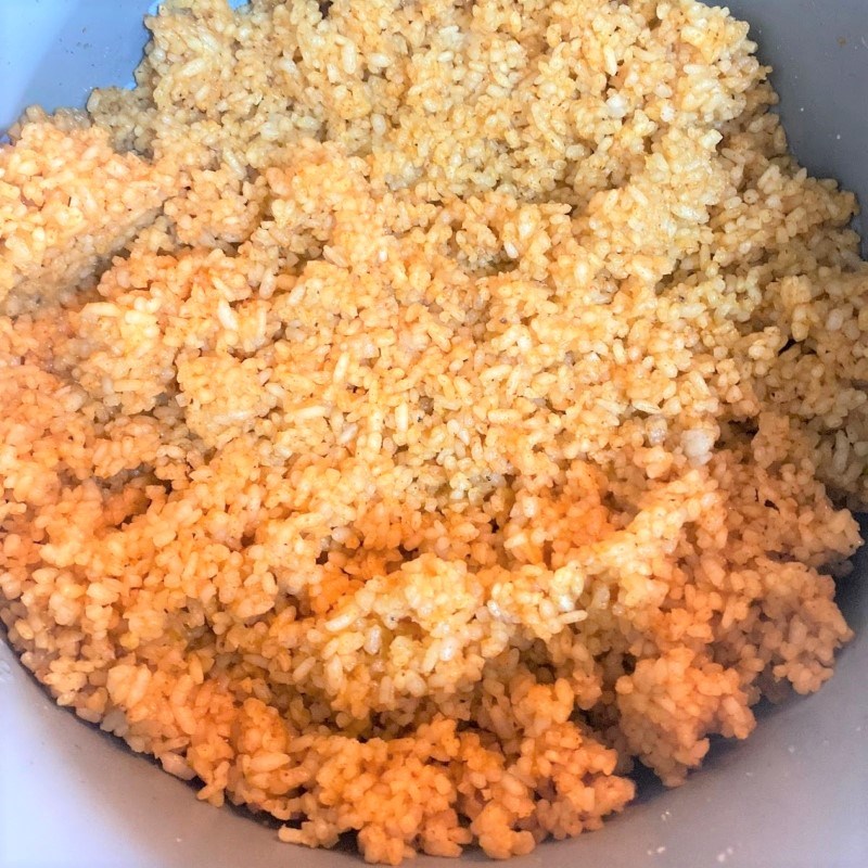 Bước 1 Trộn cơm Cơm chiên hến (công thức chia sẻ từ người dùng)