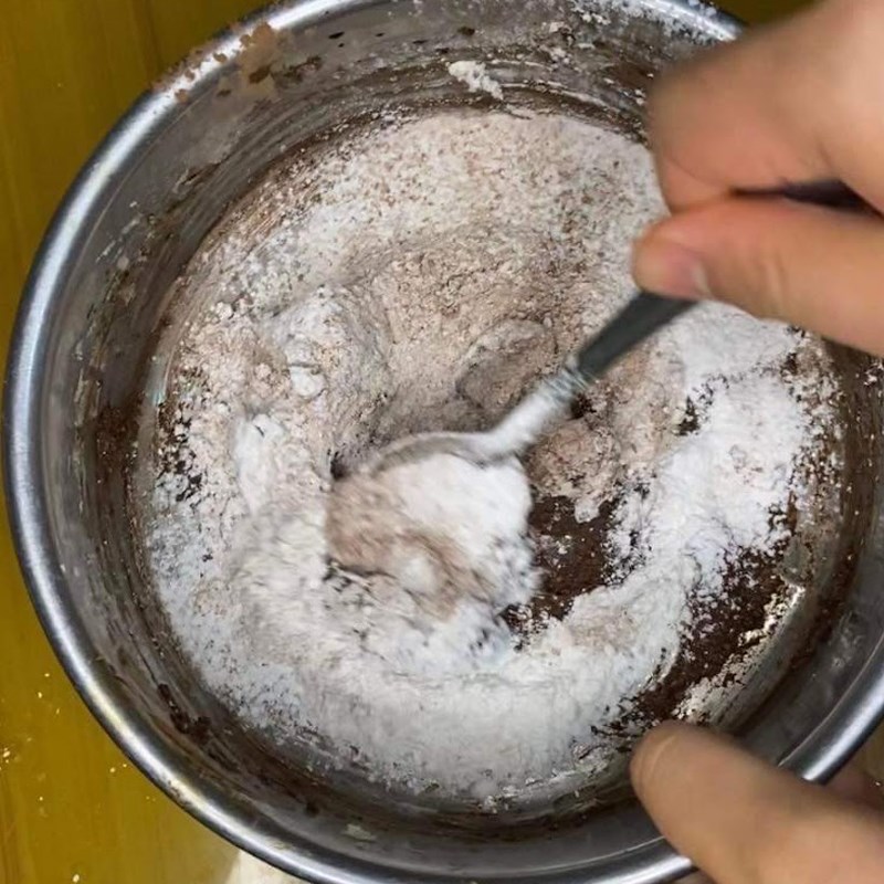 Bước 1 Trộn hỗn hợp Bánh quy hạt cà phê ít béo (công thức được chia sẻ từ người dùng)