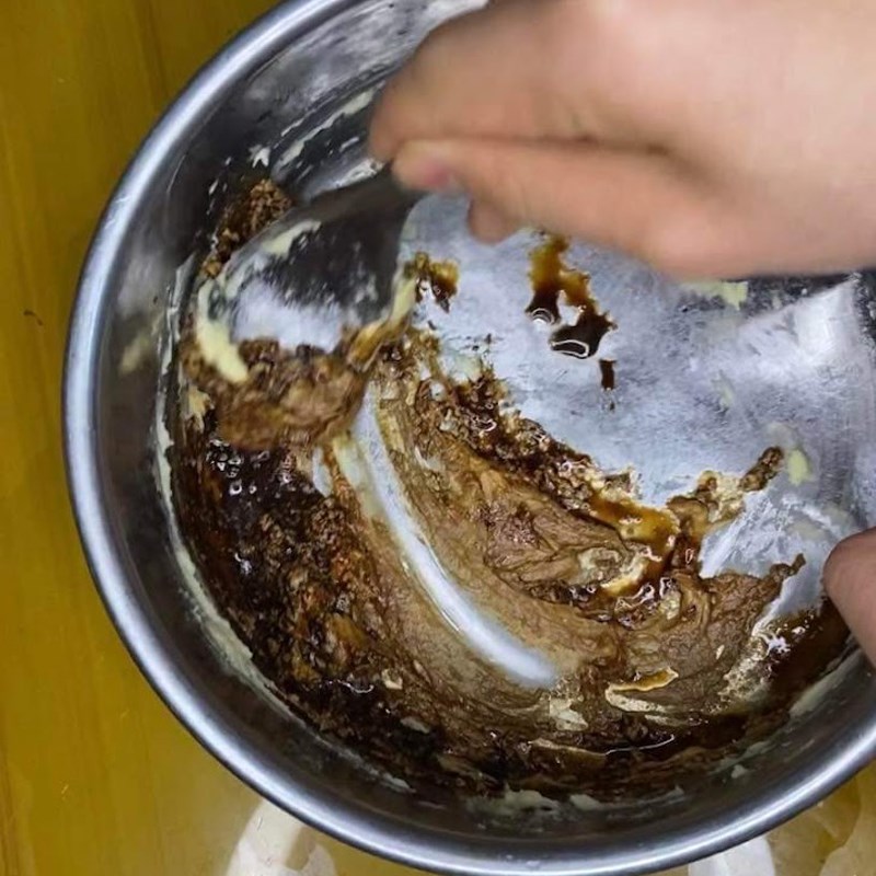 Bước 1 Trộn hỗn hợp Bánh quy hạt cà phê ít béo (công thức được chia sẻ từ người dùng)