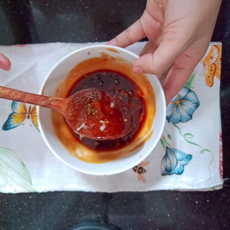 Bước 2 Ướp nấm đùi gà Nấm đùi gà nướng