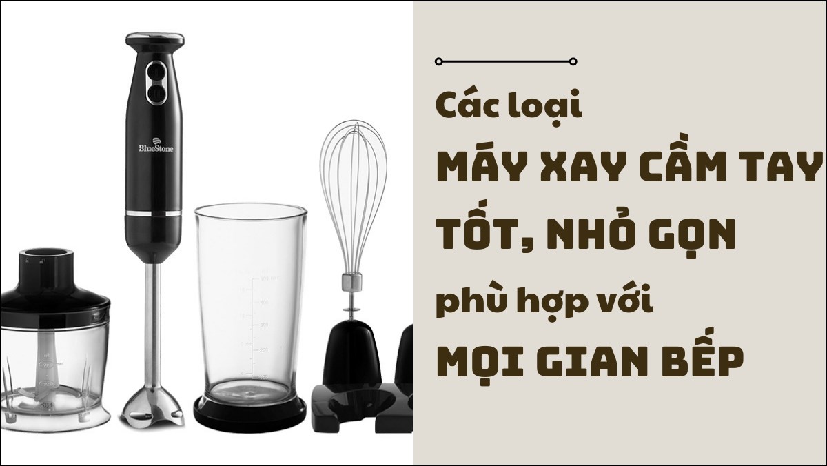 Các loại máy xay cầm tay