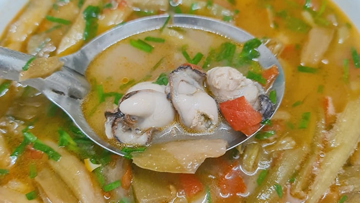 Canh hàu dọc mùng