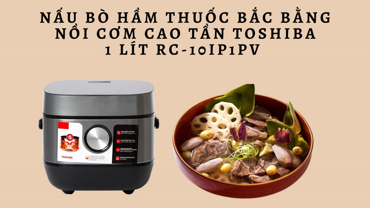 Review nồi cơm cao tần Toshiba 1 lít RC-10IP1PV