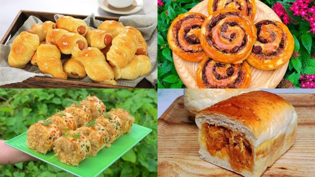 Cách làm bánh mì cuộn