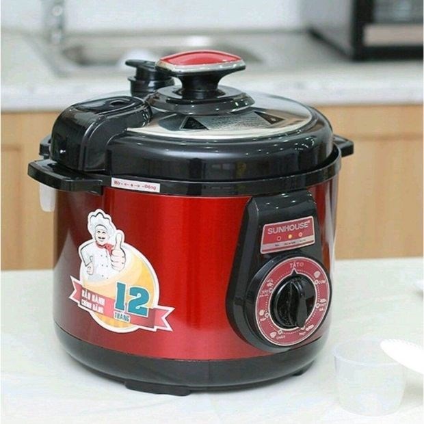Review nồi áp suất năng lượng điện sunhouse shd 1552 5 lít