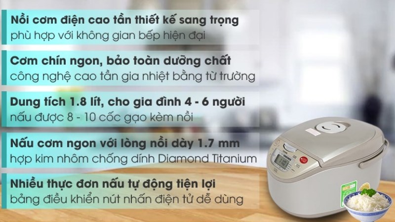 Nồi cơm điện Toshiba