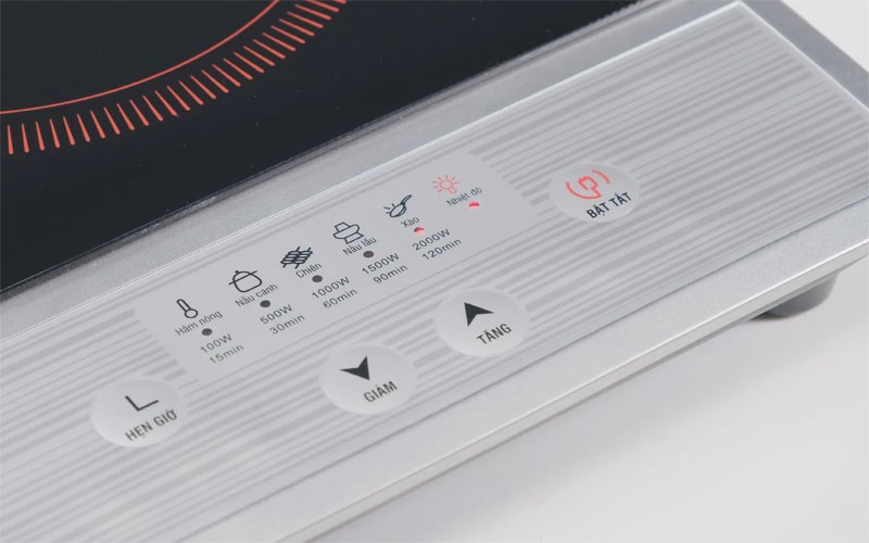 Kh&ocirc;ng n&ecirc;n để c&ocirc;ng suất cao nhất khi sử dụng bếp hồng ngoại
