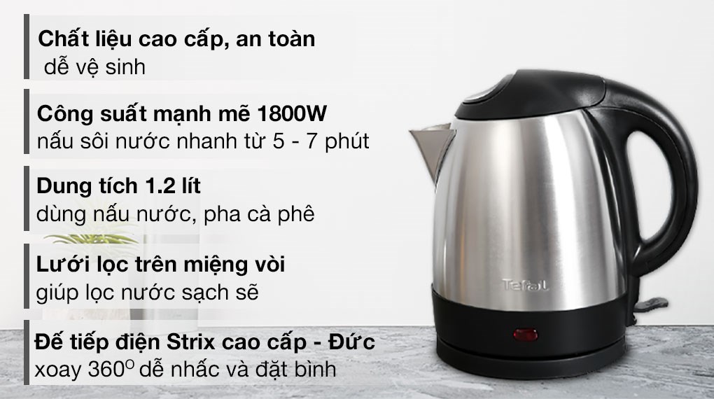 Bình đun siêu tốc Tefal KI431D10