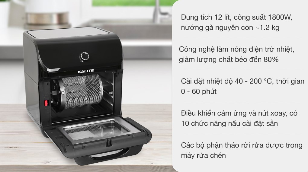 Lò chiên không dầu Kalite Q12