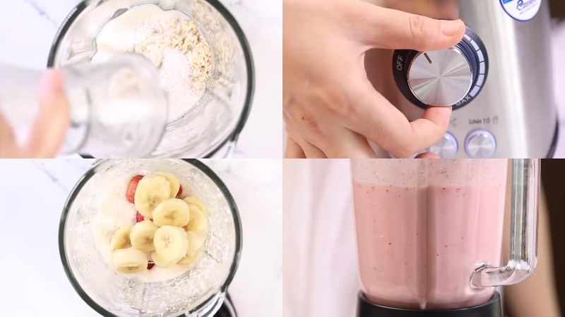 Smoothie bowl d&acirc;u t&acirc;y yến mạch