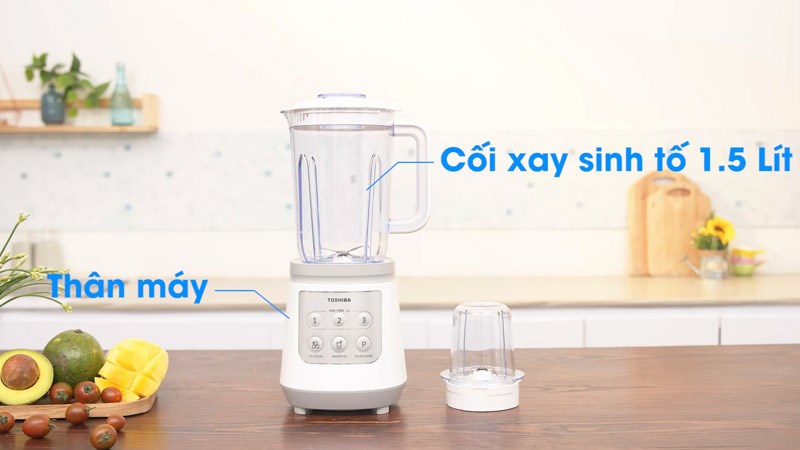 Cối xay lớn của m&aacute;y xay sinh tố Philips HR2056