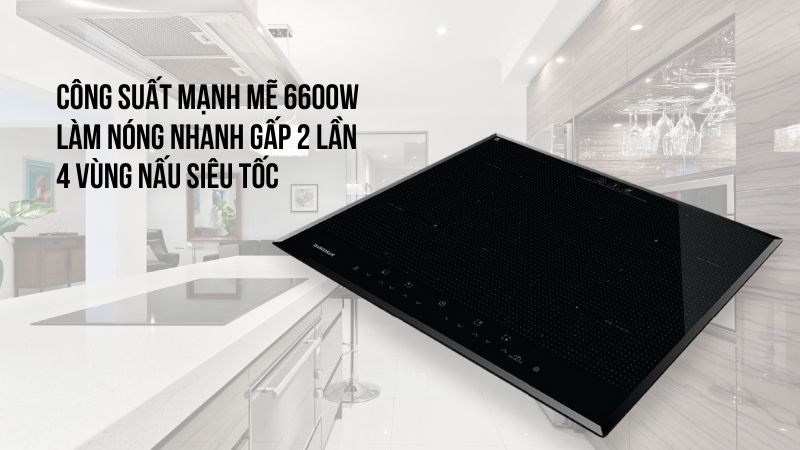 Bếp từ bốn v&ugrave;ng nấu lắp &acirc;m Daikiosan DKT-400001