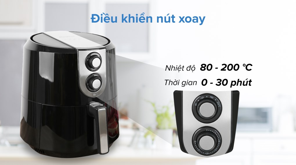 Nồi chi&ecirc;n kh&ocirc;ng dầu Kangaroo KG55AF1 4.7 l&iacute;t