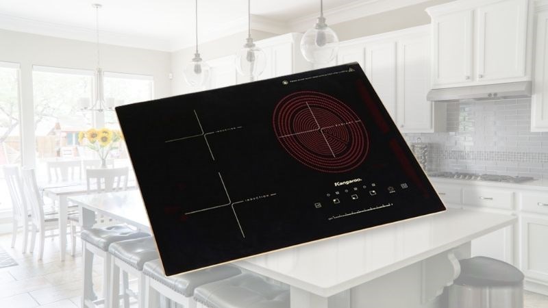 Bếp từ hồng ngoại ba v&ugrave;ng nấu Kangaroo KG446i 