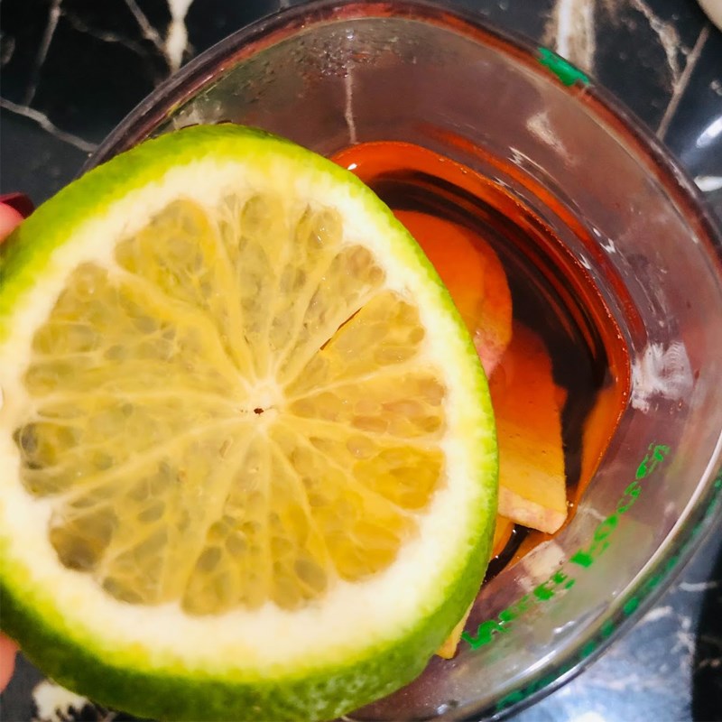 Bước 3 Làm trà cam táo Trà cam táo