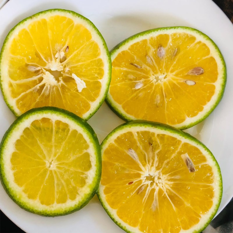 Bước 1 Sơ chế nguyên liệu Trà cam táo
