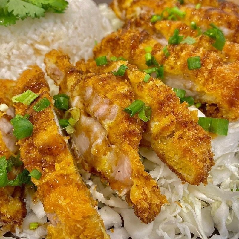 Bước 5 Thành phẩm Cơm Tonkatsu