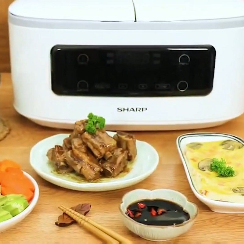 Bước 4 Thành phẩm Hướng dẫn nấu ăn với nồi cơm 2 ngăn đa năng Sharp 1.8 lít KN-TC50VN-SL