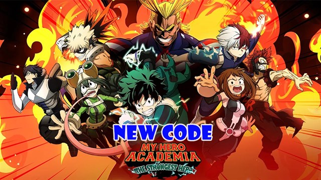 Code My Hero Academia: The Strongest Hero mới 14/12/2023