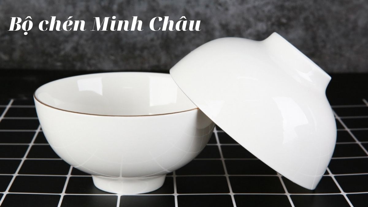Bộ chén Minh Châu