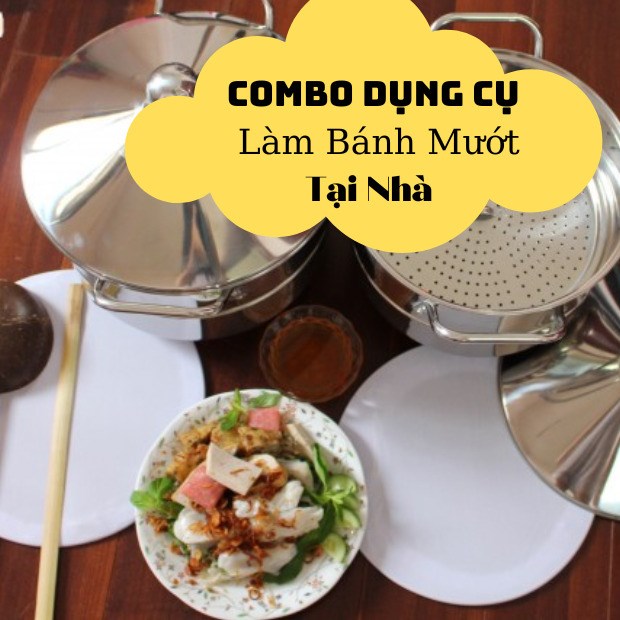 Combo công cụ làm bánh mướt tại nhà